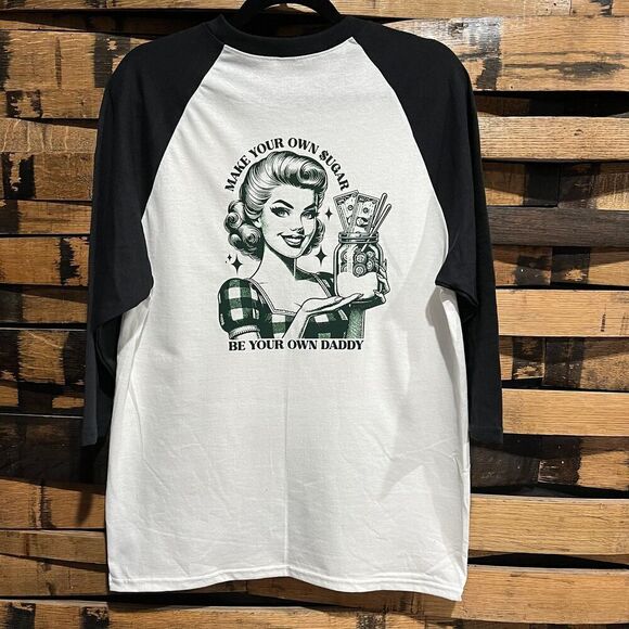 Gildan Tops - Make Your Own Sugar Raglan Tee